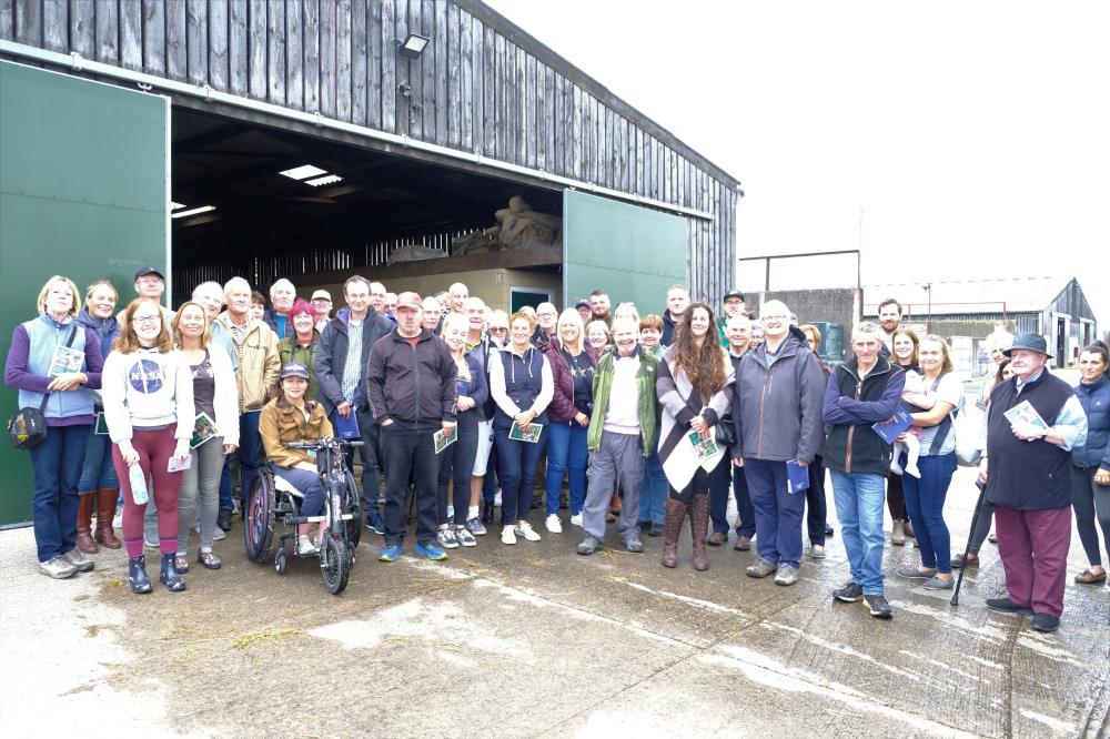 The visitors from Nationa Racehorse week..