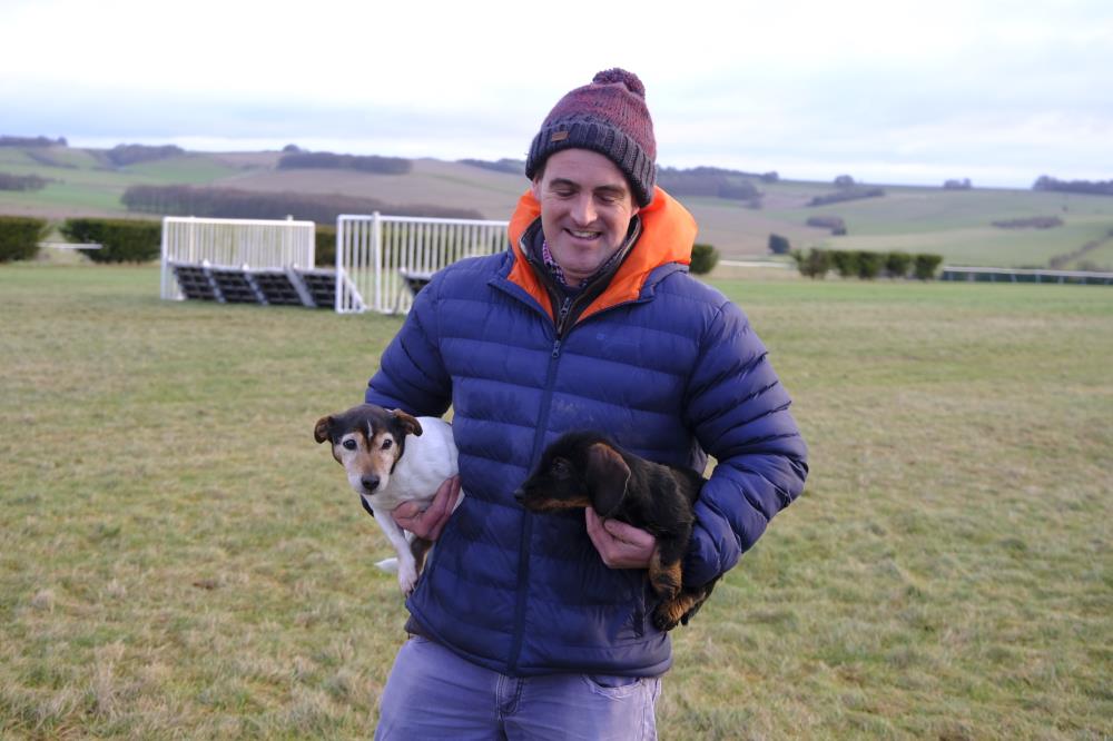 Will Riggall the man in charge with his dogs 