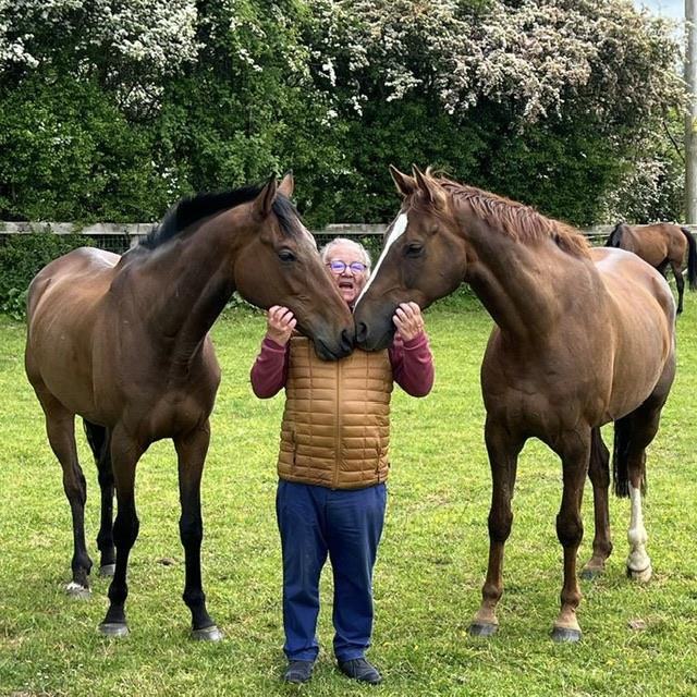 General Hubble and Equus Dreamer with Tim.