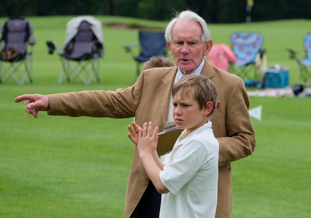 Alan Dowding with Archie in June 2014