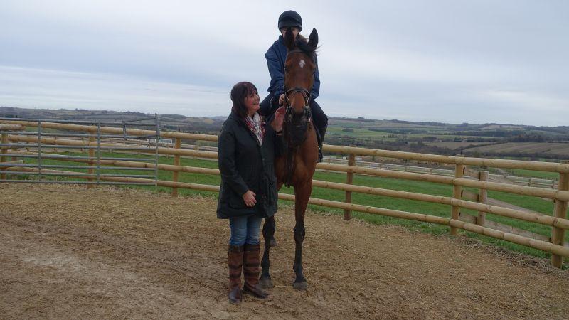 Karen Master with her KBRP horse Our Belle Amie