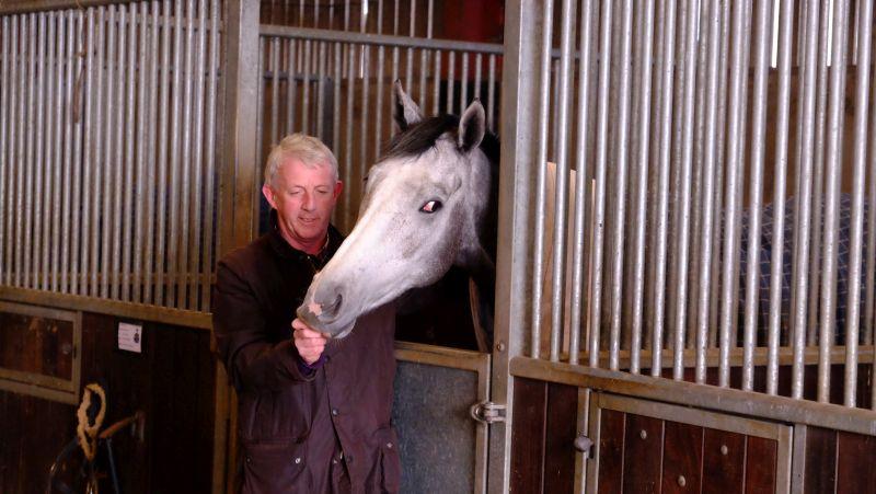 Steve Adams with his KBRP horse Silver Kayf