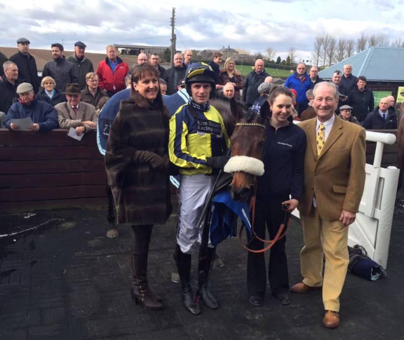 Clare and Paul Rooney with their winner.