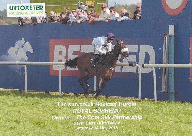 Royal Supremo winning at Uttoxeter