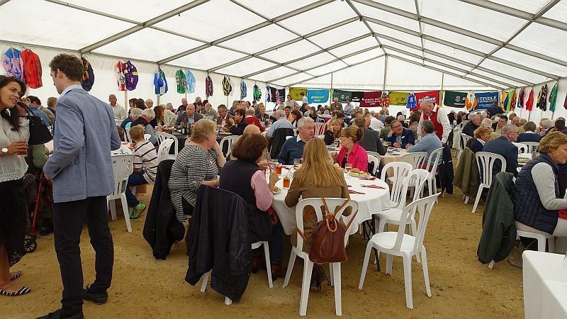 A busy tent
