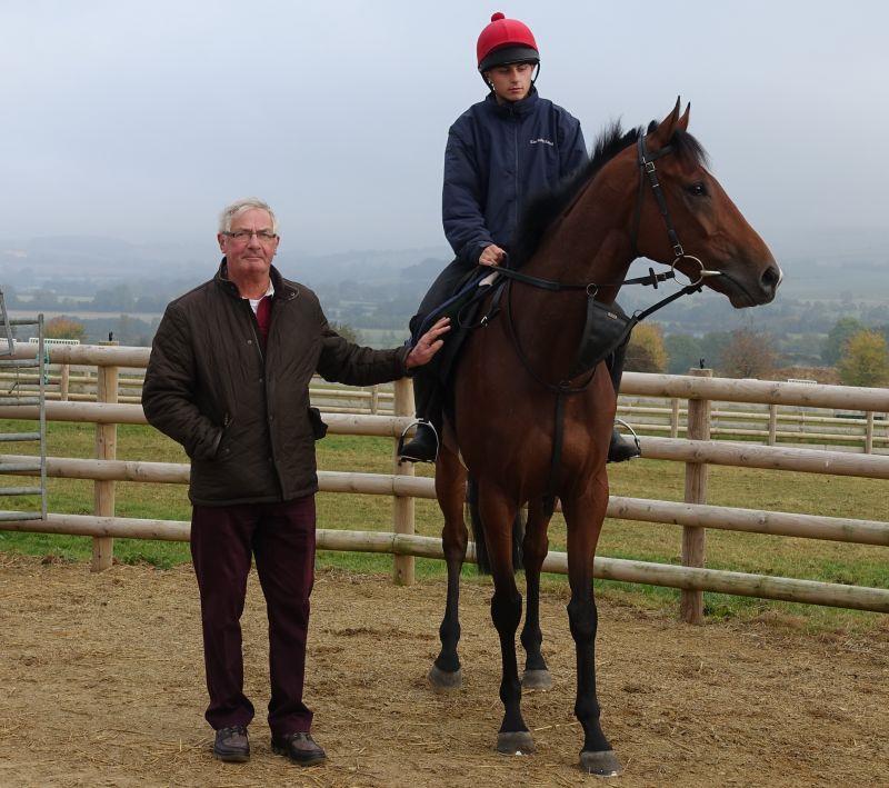 David Millar with his horse Desaray