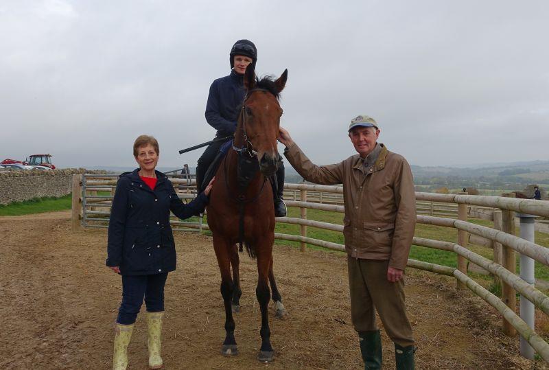  Carol and David Crompton with Fifty Bob (there are a couple of shares left in Fifty Bob)