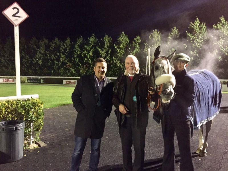 Alex and Norman Carter with Sunblazer after his good second last night
