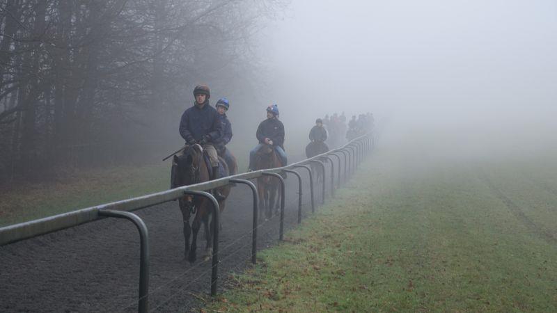 Harry Topper leading.. foggy here this morning