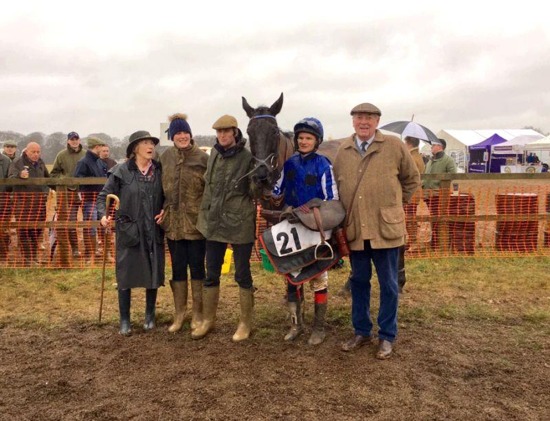 Winning connections. Lady Vestey, Mary Vestey, Ed Cookson, Henry Morshead and Lord Vestey